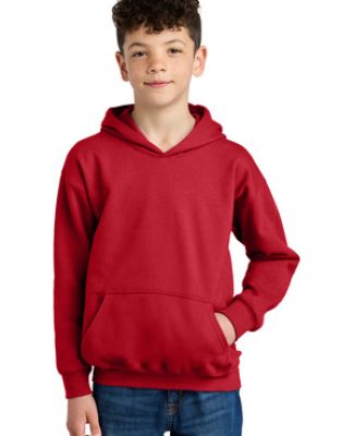 Gildan SF500B Youth Softstyle Midweight Fleece Hoo in Red
