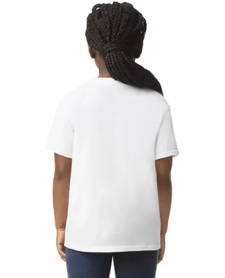 Gildan G670B Youth Softstyle CVC T-Shirt in White