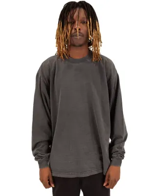 Shaka Wear SHGDLS Men's Garment Dyed Long Sleeve T in Shadow