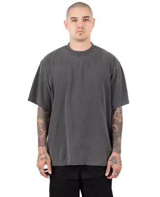 Shaka Wear SHGRS Men's Garment Dyed Reverse T-Shir in Shadow