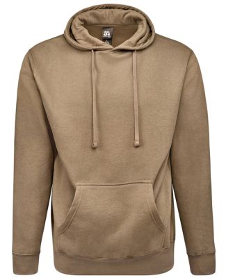 J America 8720 BTB Fleece Hooded Sweatshirt in Desert