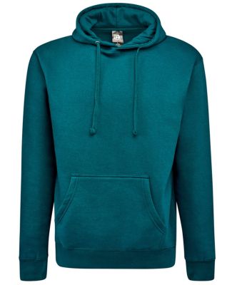 J America 8720 BTB Fleece Hooded Sweatshirt in Storm