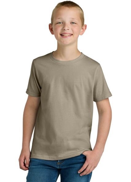 Next Level 3310 Boy's S/S Crew  in Tan