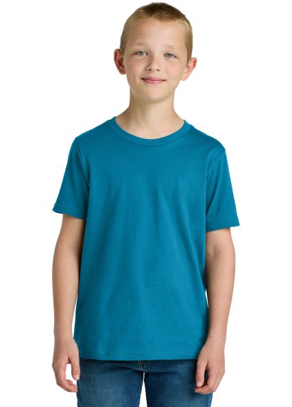 Next Level 3310 Boy's S/S Crew  in Turquoise