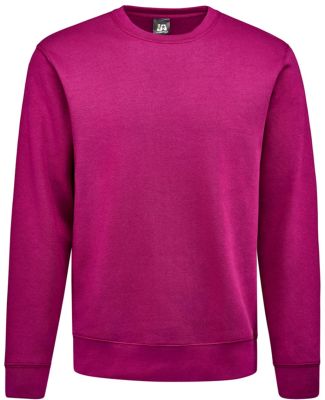 J America 8721 BTB Fleece Crewneck Sweatshirt in Boysenberry