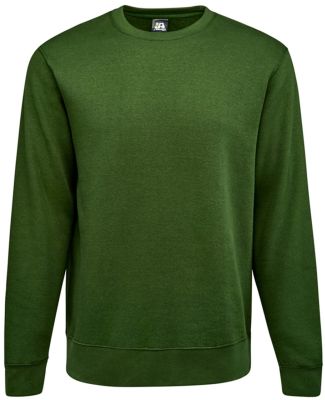 J America 8721 BTB Fleece Crewneck Sweatshirt in Forest green