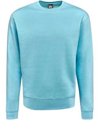 J America 8721 BTB Fleece Crewneck Sweatshirt in Sky