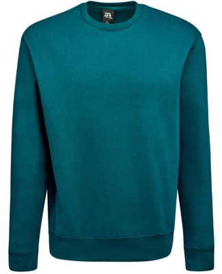 J America 8721 BTB Fleece Crewneck Sweatshirt in Storm