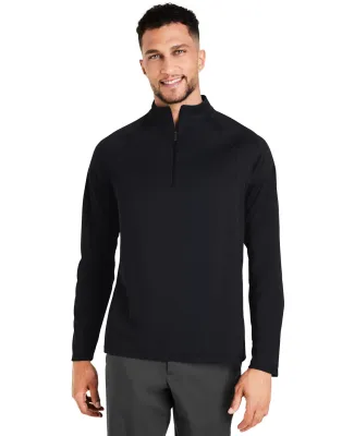 North End NE410 Men's Revive Coolcore® Quarter-Zi in Black