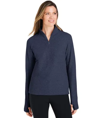 North End NE725W Ladies' Spirit Textured Quarter-Z in Classic navy hth