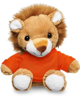 Promo Goods  TY6035 7 Plush Lion With T-Shirt in Orange