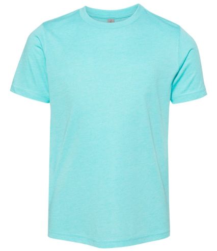 Next Level 6310 Boy's Tri-Blend Crew in Tahiti blue