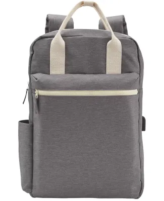 Promo Goods  BG232 WorkSpace Backpack Tote in Pebble gray