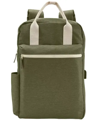 Promo Goods  BG232 WorkSpace Backpack Tote in Moss green