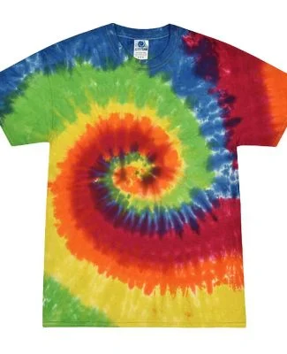 H1000 Tie-Dyes Adult Tie-Dyed Cotton Tee in Moondance