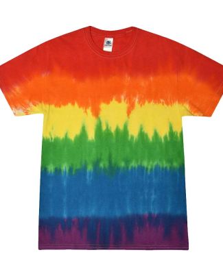 H1000 Tie-Dyes Adult Tie-Dyed Cotton Tee in Pride