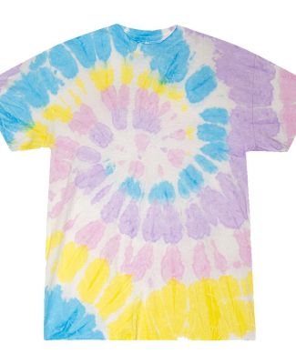 H1000 Tie-Dyes Adult Tie-Dyed Cotton Tee in Gummy bear