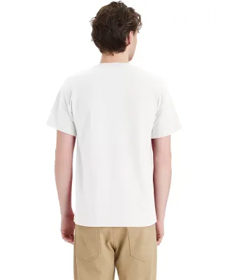 Hanes 5290P Essential-T Pocket T-Shirt in White