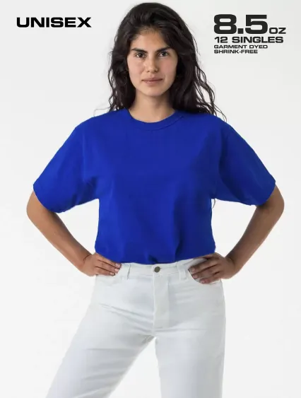 Los Angeles Apparel 1203GD Heavy Jersey Tee w/ Bin in Cobalt blue