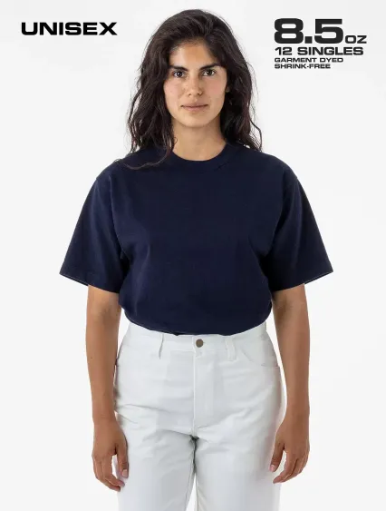 Los Angeles Apparel 1203GD Heavy Jersey Tee w/ Bin in Navy