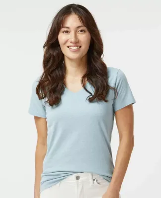Kastlfel 2011 Women's RecycledSoft™ V-Neck T-Shi in Ice blue
