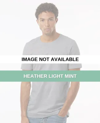 Tultex 602CVC Combed CVC T-Shirt Heather Light Mint