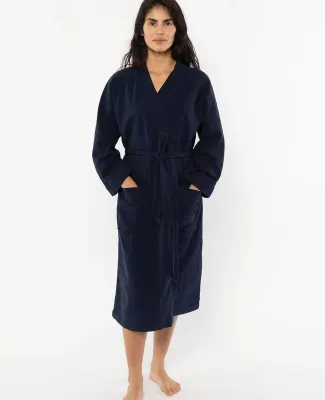 Los Angeles Apparel 1247GD Heavy Jersey House Robe in Navy