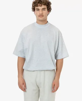 Los Angeles Apparel 1825GD 18/1 S/S Oversized Mock in Ash