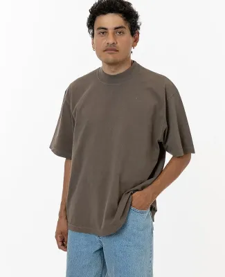 Los Angeles Apparel 1825GD 18/1 S/S Oversized Mock in Falcon