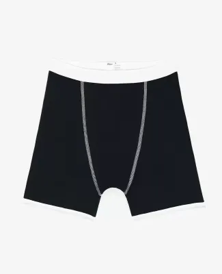 Los Angeles Apparel 44043 Baby Rib Boxer Brief in Black