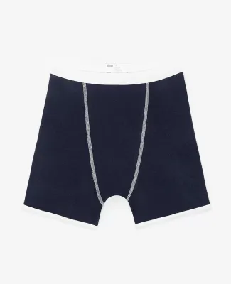 Los Angeles Apparel 44043 Baby Rib Boxer Brief in Navy