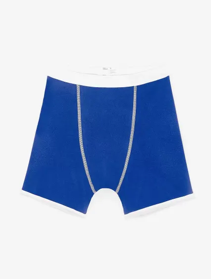 Los Angeles Apparel 44043 Baby Rib Boxer Brief in Royal blue