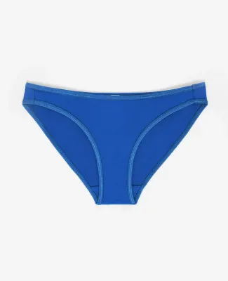 Los Angeles Apparel 8394 Cotton Spandex Bikini Pan in Blue