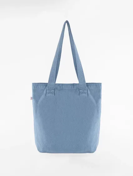 Los Angeles Apparel BD01 Bull Denim Tote Bag in Clear blue