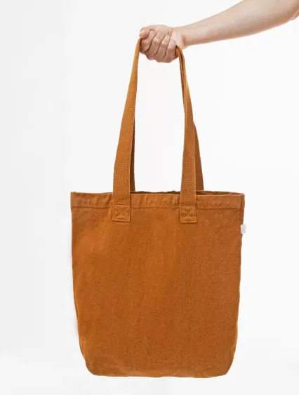 Los Angeles Apparel BD01 Bull Denim Tote Bag in Ginger
