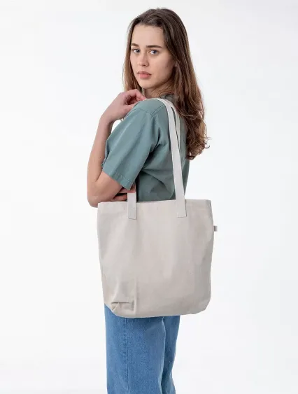 Los Angeles Apparel BD01 Bull Denim Tote Bag in Natural