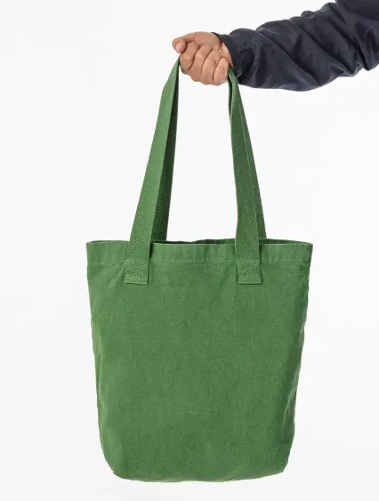 Los Angeles Apparel BD01 Bull Denim Tote Bag in Vintage green