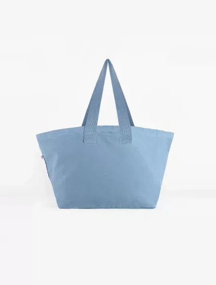 Los Angeles Apparel BD07 Essential Tote in Clear blue