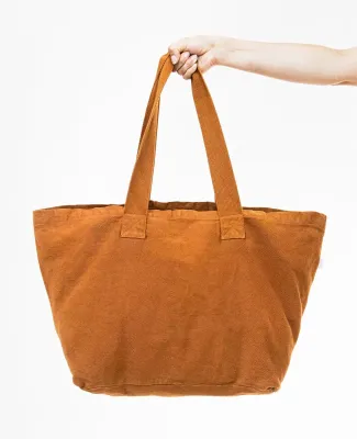 Los Angeles Apparel BD07 Essential Tote in Ginger
