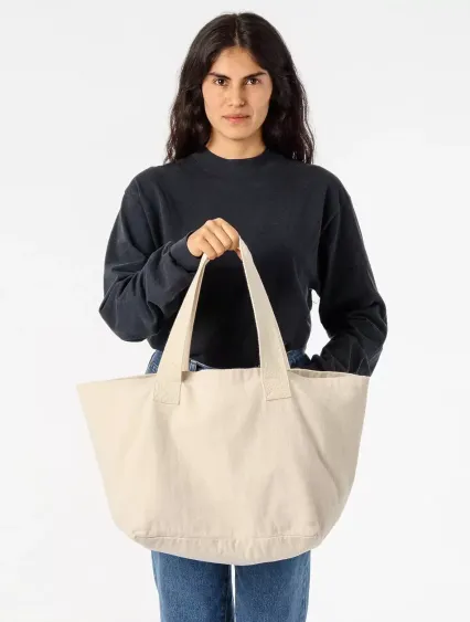 Los Angeles Apparel BD07 Essential Tote in Natural