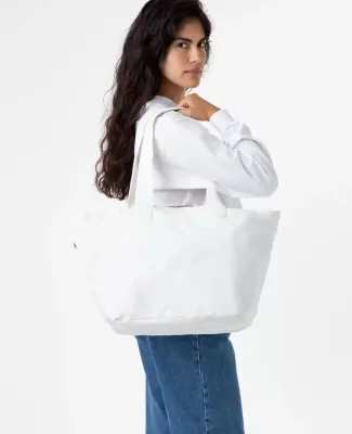 Los Angeles Apparel BD07 Essential Tote in Off white