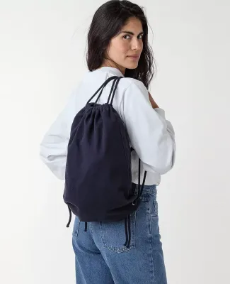 Los Angeles Apparel BD09 Drawstring Bag in Navy