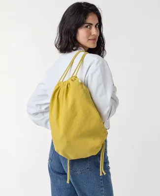 Los Angeles Apparel BD09 Drawstring Bag in Spectra yellow