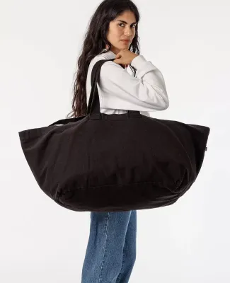 Los Angeles Apparel BD12 Oversize Bull Denim Bag in Black