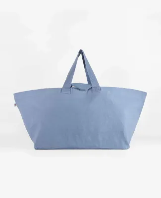 Los Angeles Apparel BD12 Oversize Bull Denim Bag in Clear blue