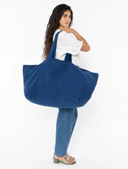 Los Angeles Apparel BD12 Oversize Bull Denim Bag in Reflex blue
