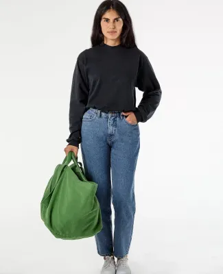 Los Angeles Apparel BD12 Oversize Bull Denim Bag in Vintage green