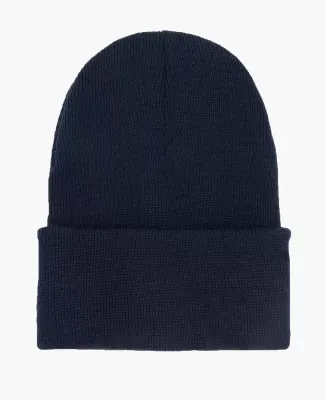 Los Angeles Apparel BEANIE Classic Cuff Beanie in Dark navy