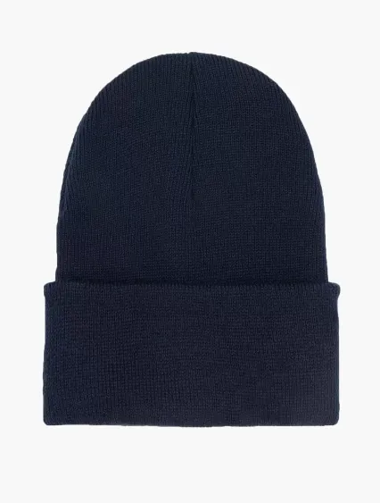 Los Angeles Apparel BEANIE Classic Cuff Beanie in Dark navy