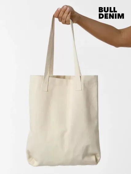 Los Angeles Apparel E549 Bull Denim Tote Bag in Natural